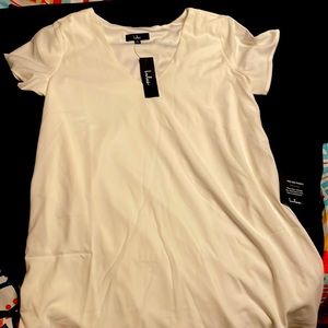 Freestyle White Shift Dress